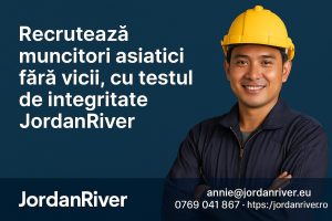 Recrutează muncitori asiatici fără vicii, cu testul de integritate JordanRiver